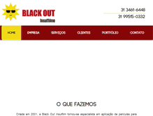 Tablet Screenshot of blackoutfilm.com.br